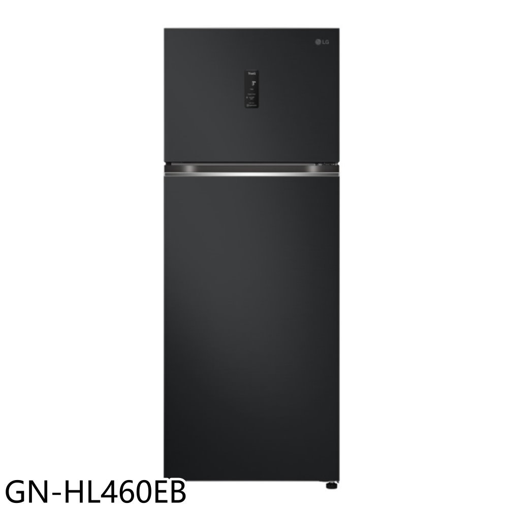 結帳97折★LG樂金【GN-HL460EB】461公升與雙門變頻夜墨黑冰箱(含標準安裝)