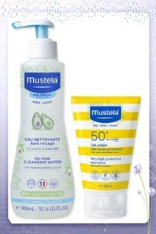 防曬清潔組~SPF50+高效性兒童防曬乳100ml+免用水潔淨液300ml