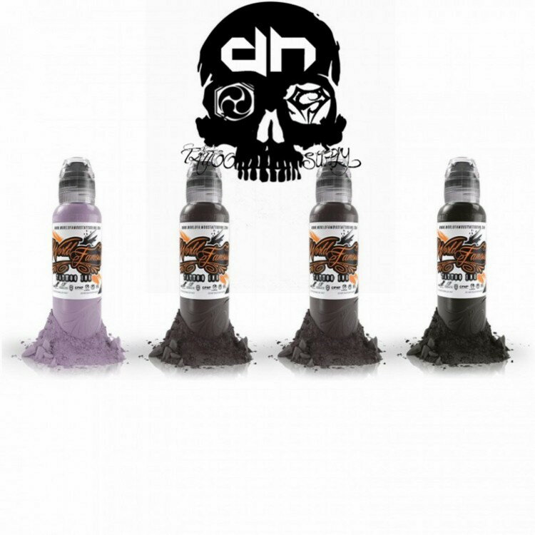 dh紋身器材WORLD FAMOUS INK咖啡色套裝"斯洛伐克腮紅膚色套裝組*咖啡色繫好用~要買要快~眉毛色系