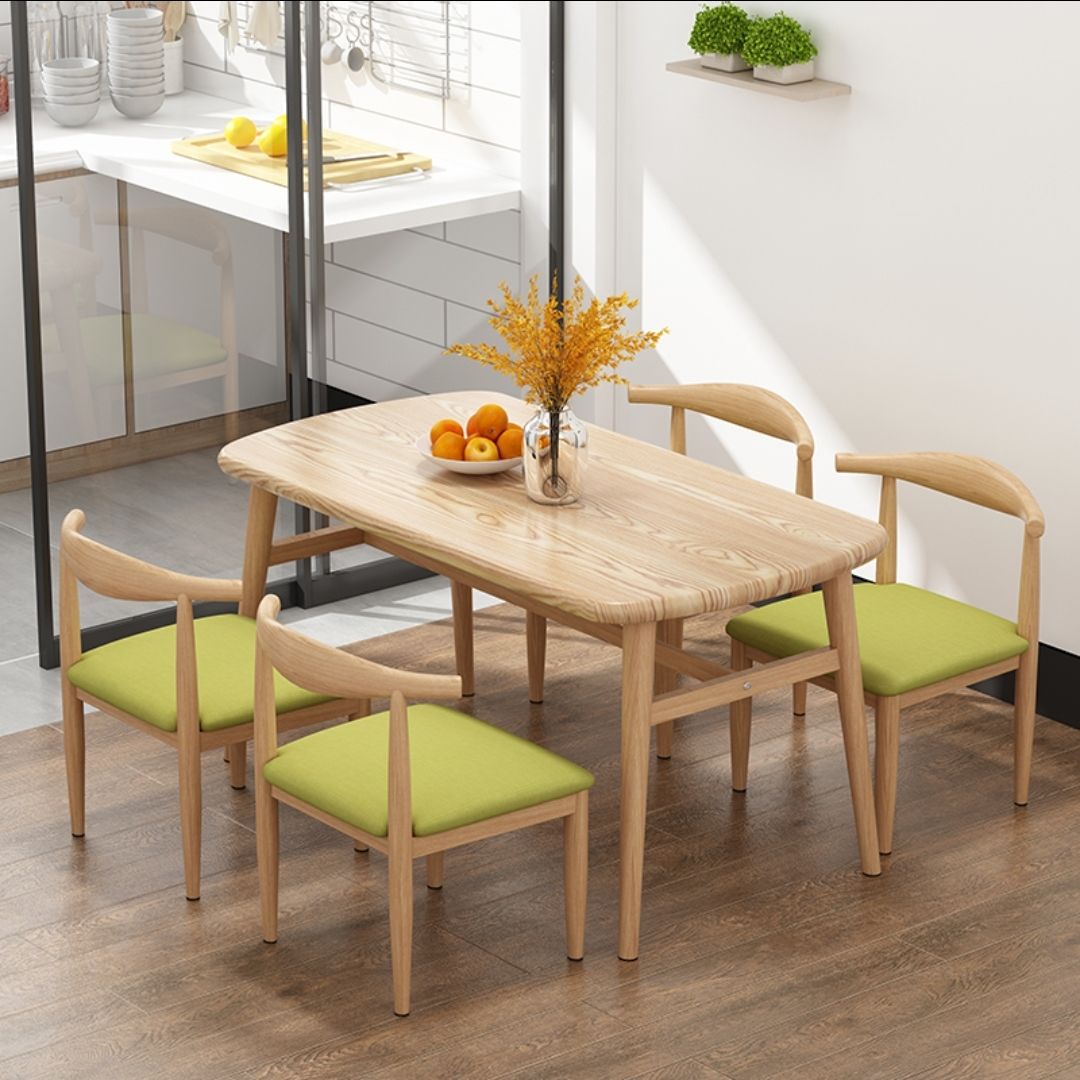 椅子 餐桌 簡約現代餐桌椅組合小戶型4人人家用商用北歐快餐奶茶咖啡店桌子