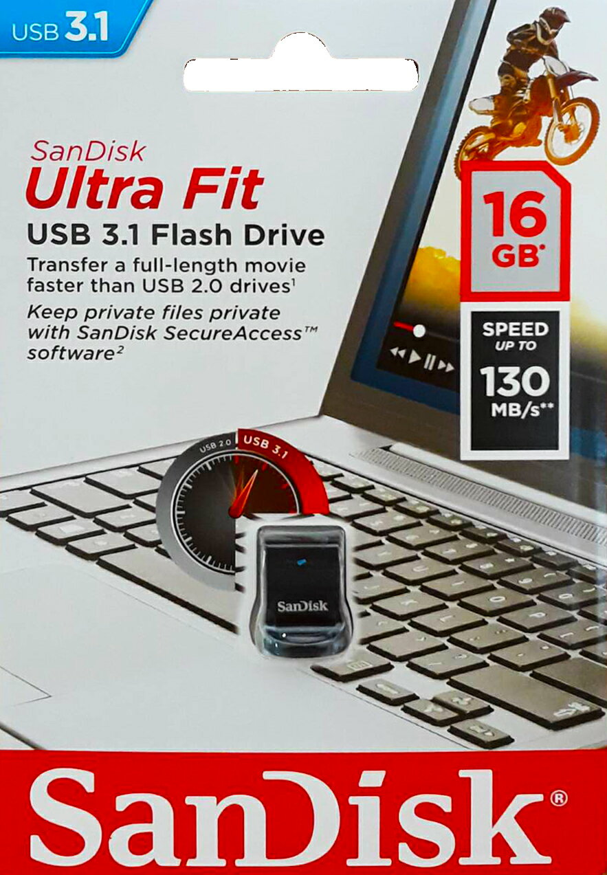 3c_expert: SanDisk 16GB USB 3.1 16G SDCZ430 CZ430 Ultra Fit 130MB/s ...