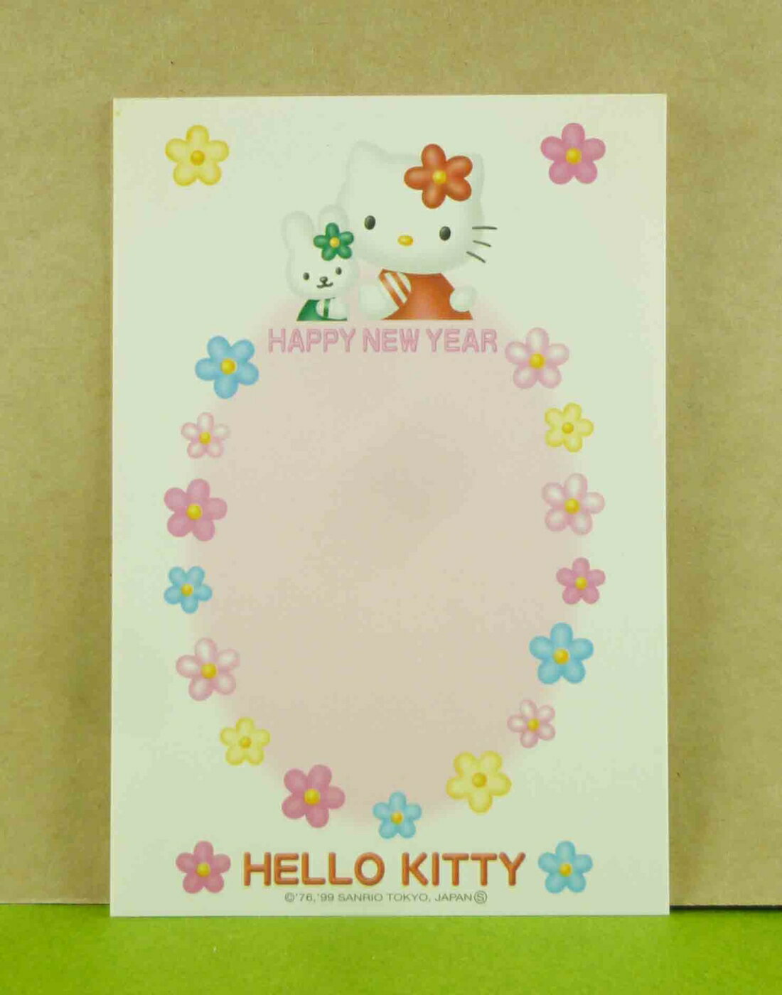 【震撼精品百貨】Hello Kitty 凱蒂貓 3入明信片-粉兔子 震撼日式精品百貨