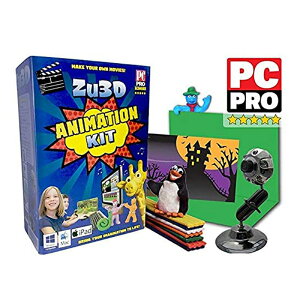 [3美國直購] 美國暢銷軟體 Zu3D Complete Stop Motion Animation Software Kit For Kids Includes Camera Handbook And Two Software