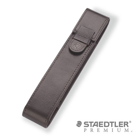 施德樓 PREMIUM系列 9PJS1ET-7 羊皮筆套(棕)單支入 / 個