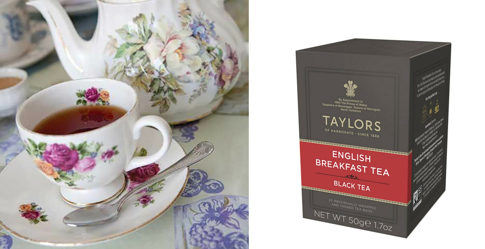 英國Taylors 皇家英式早安紅茶 English Breakfast Tea 經典傳統的茶，於一天中的任何時候都可飲用。