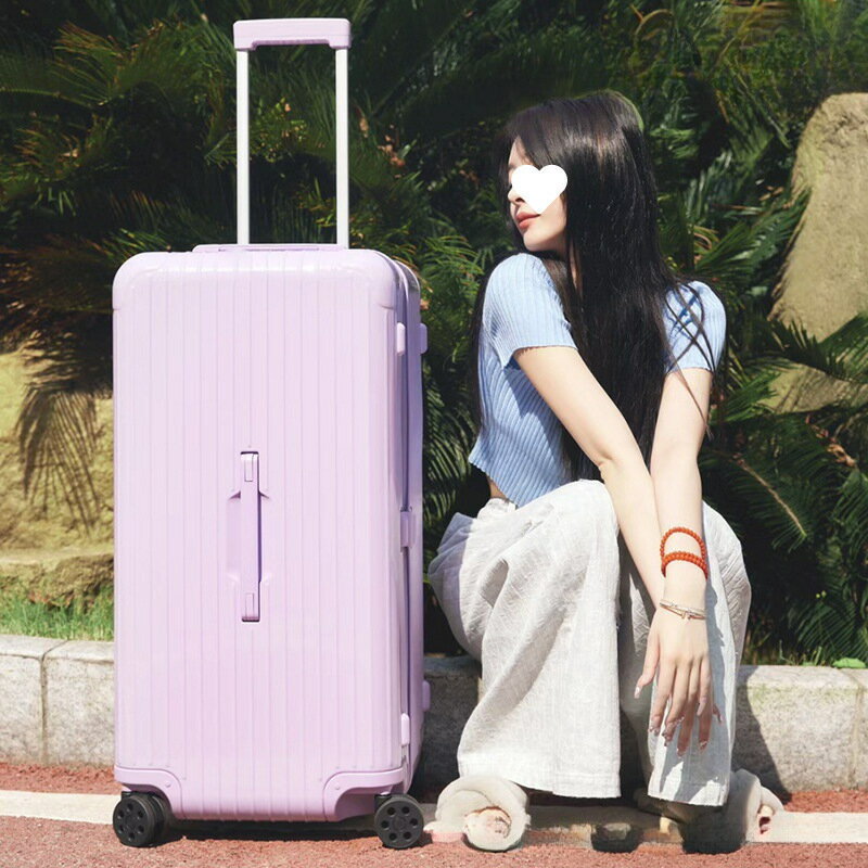 超大容量行李箱女28寸密碼旅行箱靜音萬向輪拉桿箱時尚潮流拉鏈箱【Snowbelle優選】