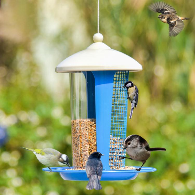 餵鳥器 小鳥喂鳥器戶外引鳥懸掛式防雨野外布施喂食器陽台別墅 年終特惠