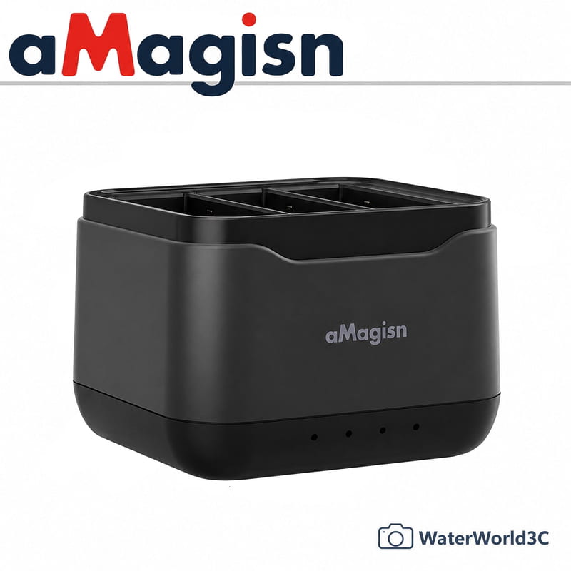 【中壢NOVA-水世界】Insta360 Ace Pro / 2 配件 aMagisn 阿邁 電池充電座 三電池 充電器