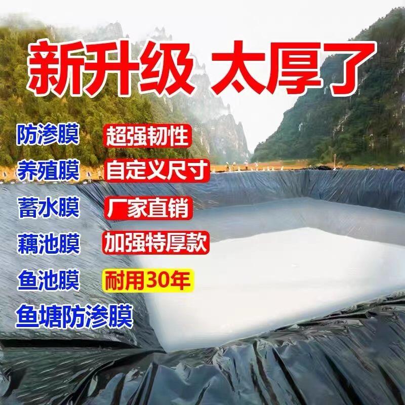 魚塘防滲膜 魚池防水布 土工膜 養殖地膜魚塘防滲膜蓄水池藕池護坡塑料布養殖膜魚塘防水布加厚魚塘專用膜