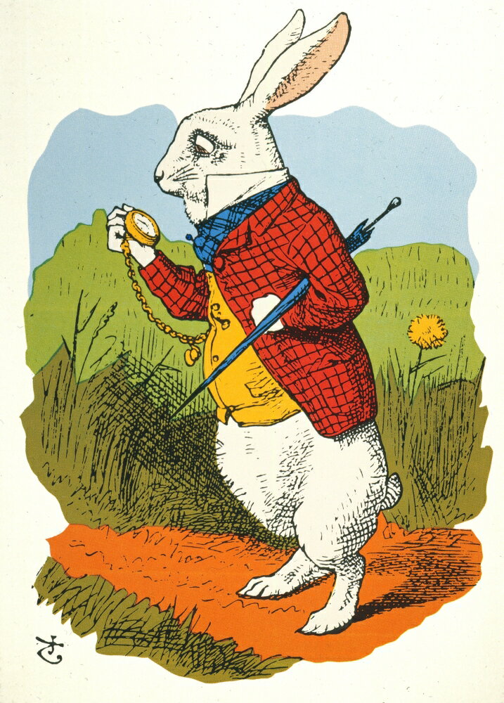 Posterazzi: Carroll White Rabbit 1865 Nthe White Rabbit Observing That ...