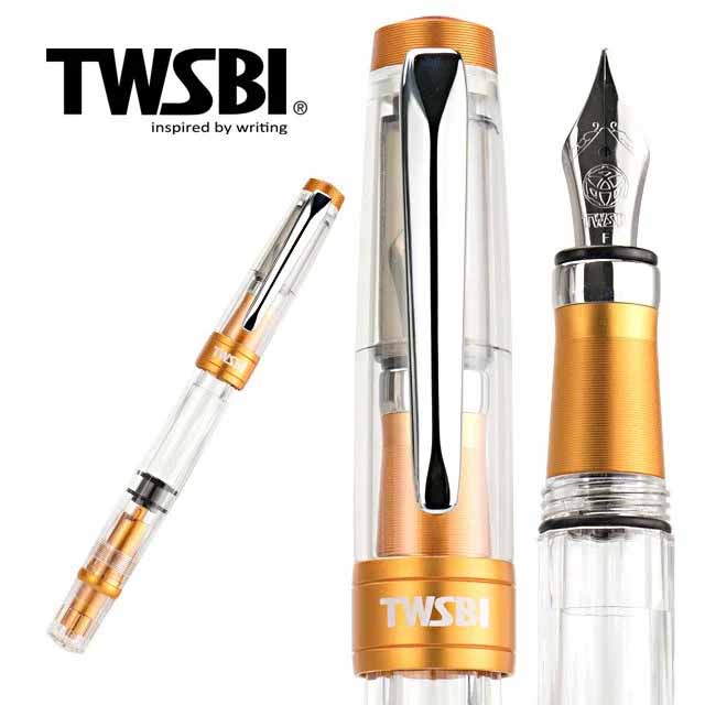 三文堂 TWSBI 鋼筆 / 鑽石 580 AL R / 夕陽金(加贈大筆套)【領券滿額再折千8/31止】