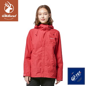 【Wildland 荒野 女 輕薄防水高透氣機能外套《珊瑚紅》】W3913/連帽外套/風衣/衝鋒外套
