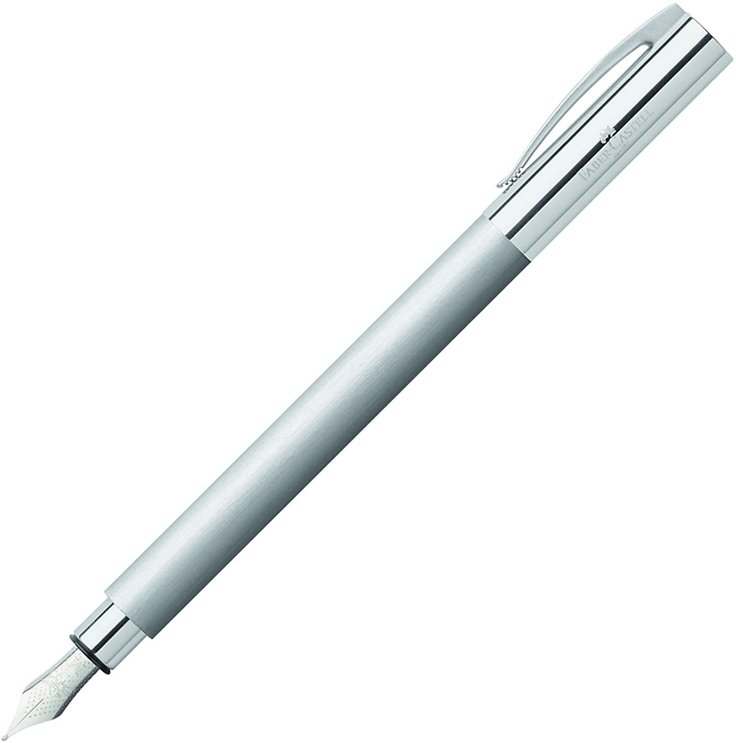 Faber-Castell 吉思思汗銀絲不銹鋼筆桿鋼筆【領券滿額再折千8/31止】