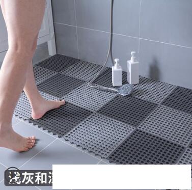 浴室防滑墊淋浴洗澡洗手衛生間地墊墊子廁所隔水防水地貼鏤空全鋪