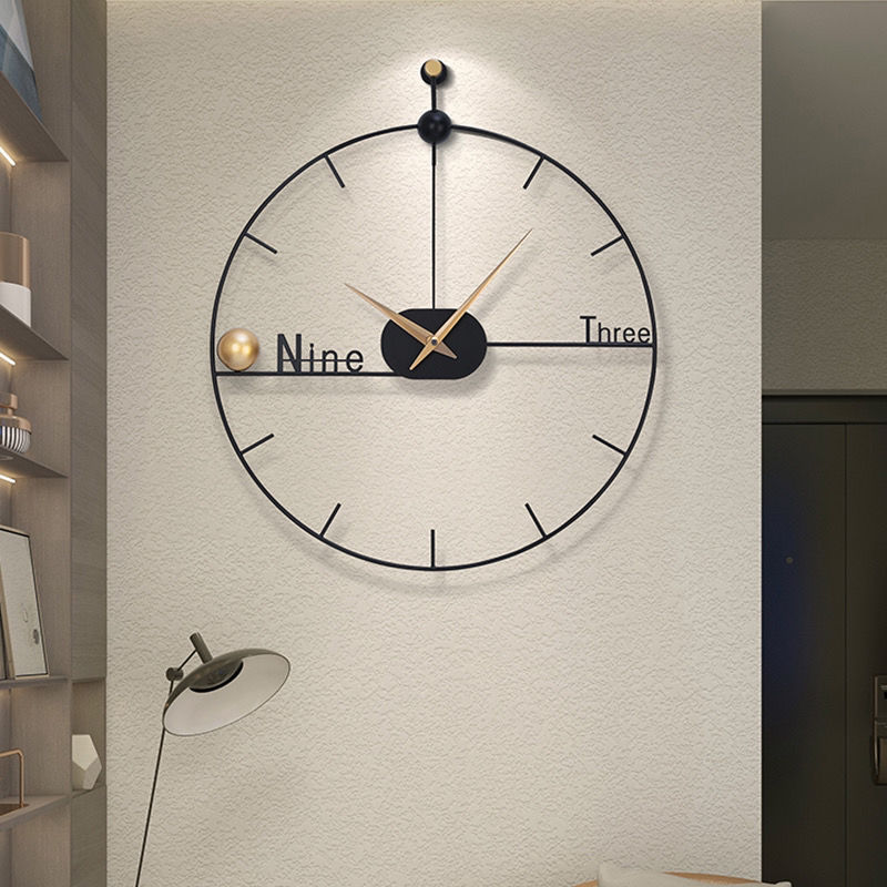 鐘表掛鐘客廳2023新款網紅大氣時尚掛表現代簡約創意掛墻裝飾時鐘