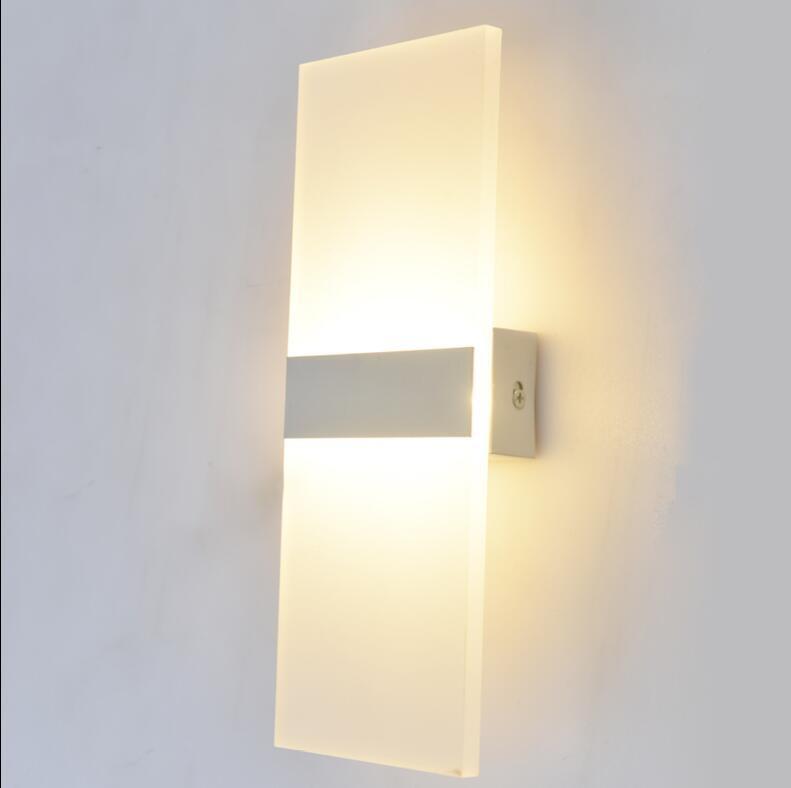 ~ 壁燈 led壁燈床頭燈臥室現代簡約客廳樓梯間過道陽台走廊燈方形牆壁燈