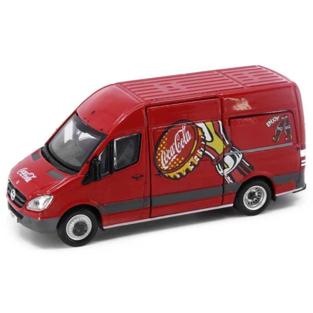 Benz Spriner 可口可樂聯名款模型合金車｜COKE013 Tiny 微影 coca-cola - 日本選物 熱銷商品 玩具車 收藏款 聯名款 汽車模型 賓士車 日本 日本代購 日本空運來台 代購 Benz Spriner 可口可樂聯名款模型合金車｜COKE013 Tiny 微影