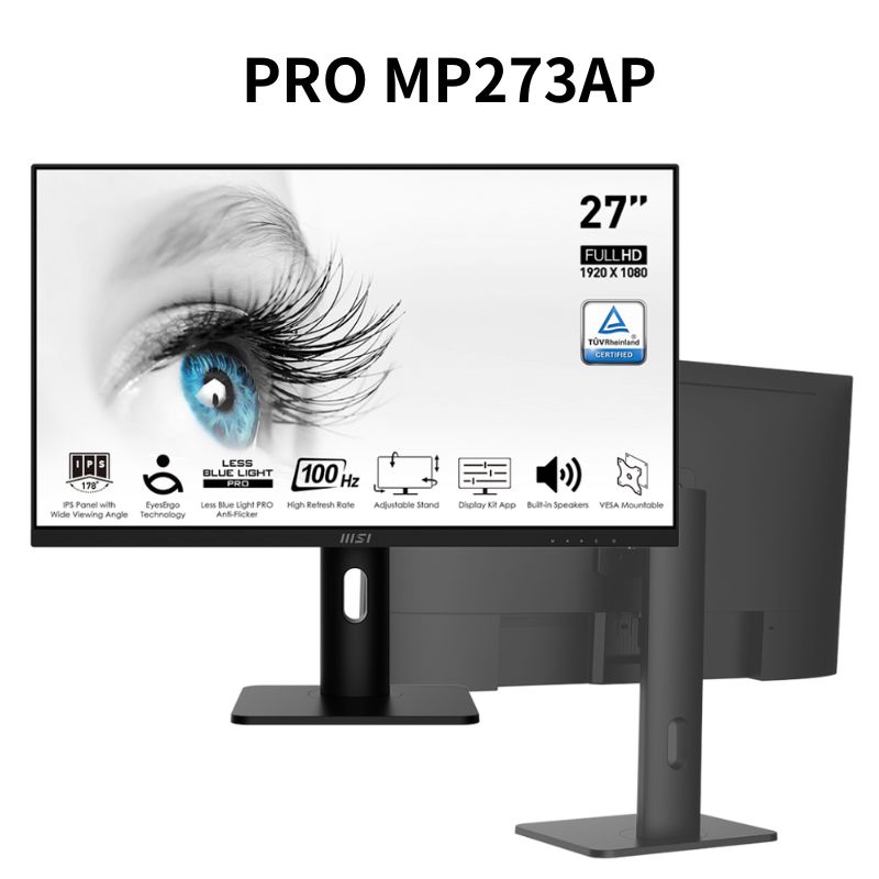 【最高現折268】MSI 微星 PRO MP273AP 27吋 IPS電腦螢幕