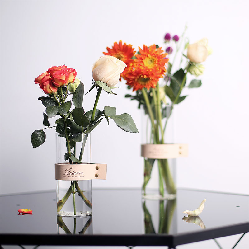 花瓶擺件客廳插花玻璃ins風輕奢透明網紅鮮花水培玻璃瓶北歐風格