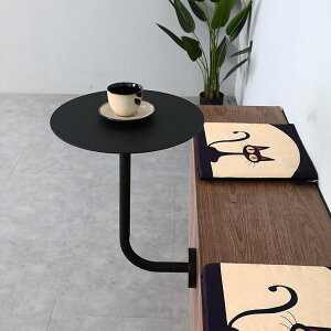 靠墻壁裝掛喝茶甜奶茶咖啡廳休閑座大理石圓桌