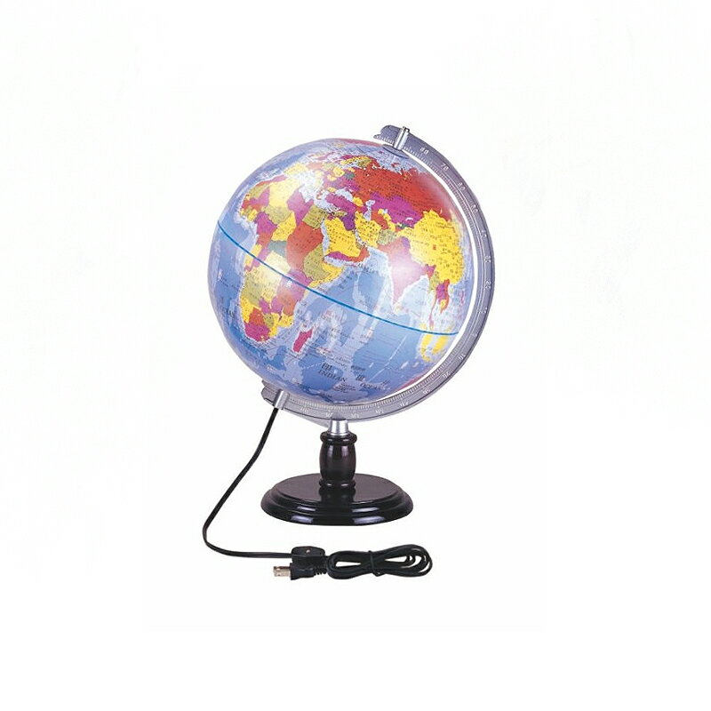徠福 一次成型地球儀10" (燈光) 39CM / 個 NO.1153【APP滿額下單4%點數(單一帳號最高1000點)】7/31止