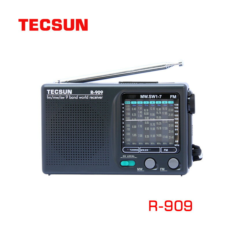 【臺灣公司 可打統編】Tecsun/德生 R-909 袖珍式多波段收音機