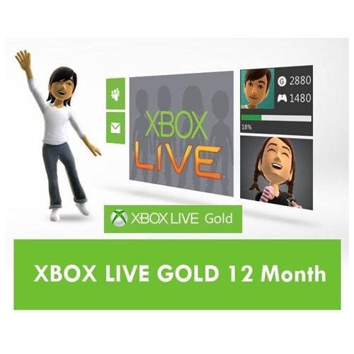 xbox live 12 month gold ultimate gaming pass
