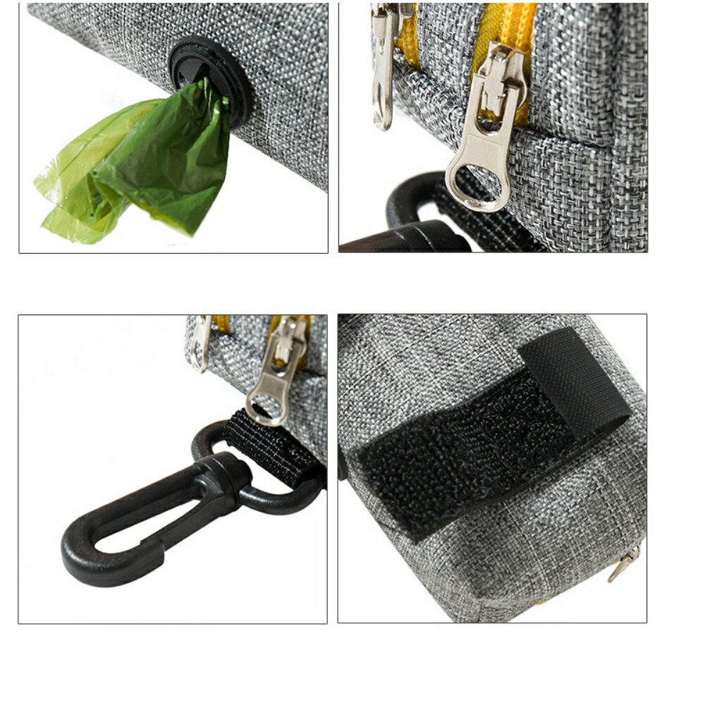 美麗大街 【1111083043】高反光可伸縮防暴衝牽繩+寵物訓練袋隨身垃圾袋撿便袋 7