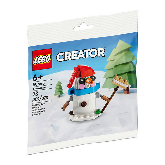 LEGO 樂高 CREATOR 創意系列 30645 雪人 【鯊玩具Toy Shark】