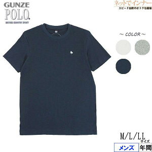 日本 Gunze 郡是 高端POLO系列 抗菌防臭 100%純棉 男士 圓領 POLO T恤 (3色) PBM113C
