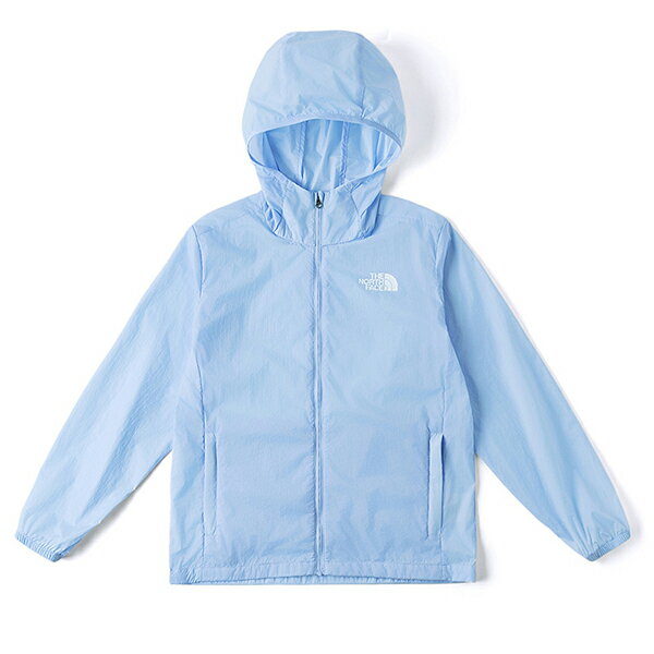 美國[The North Face] M ELBIO UPF WIND J G 男款防曬快乾外套 (淺藍/芥末黃)