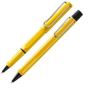 LAMY 狩獵者系列黃原子筆+鋼珠筆對筆組