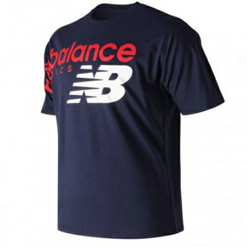 New Balance 男裝 短袖 休閒 寬版 棉質 垂肩 藍【運動世界】AMT91512PGM