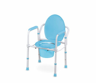 【馬桶增高椅】便器椅馬桶增高椅標準收合型(硬座墊)A8700AF