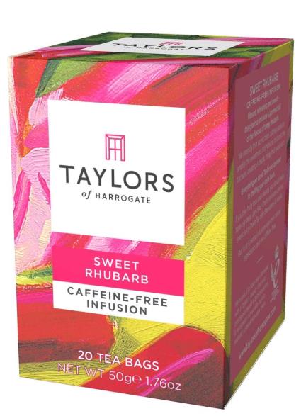 英國 Taylors 玫瑰果大黃茶(無咖啡因) - 皇家植物園系列- KEW Sweet Rhubarb 20入/盒