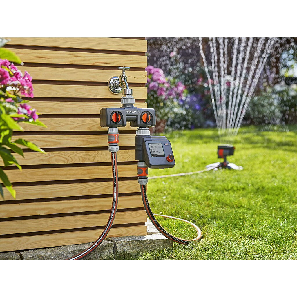 【GARDENA 景觀園藝】 功能型控水定時器Select 1891 “計時器自動澆水灌溉噴霧降溫大螢幕套組4分快速接頭德國製造保固” 3 【GARDENA 景觀園藝】 功能型控水定時器Select 1891 “計時器自動澆水灌溉噴霧降溫大螢幕套組4分快速接頭德國製造保固” 3