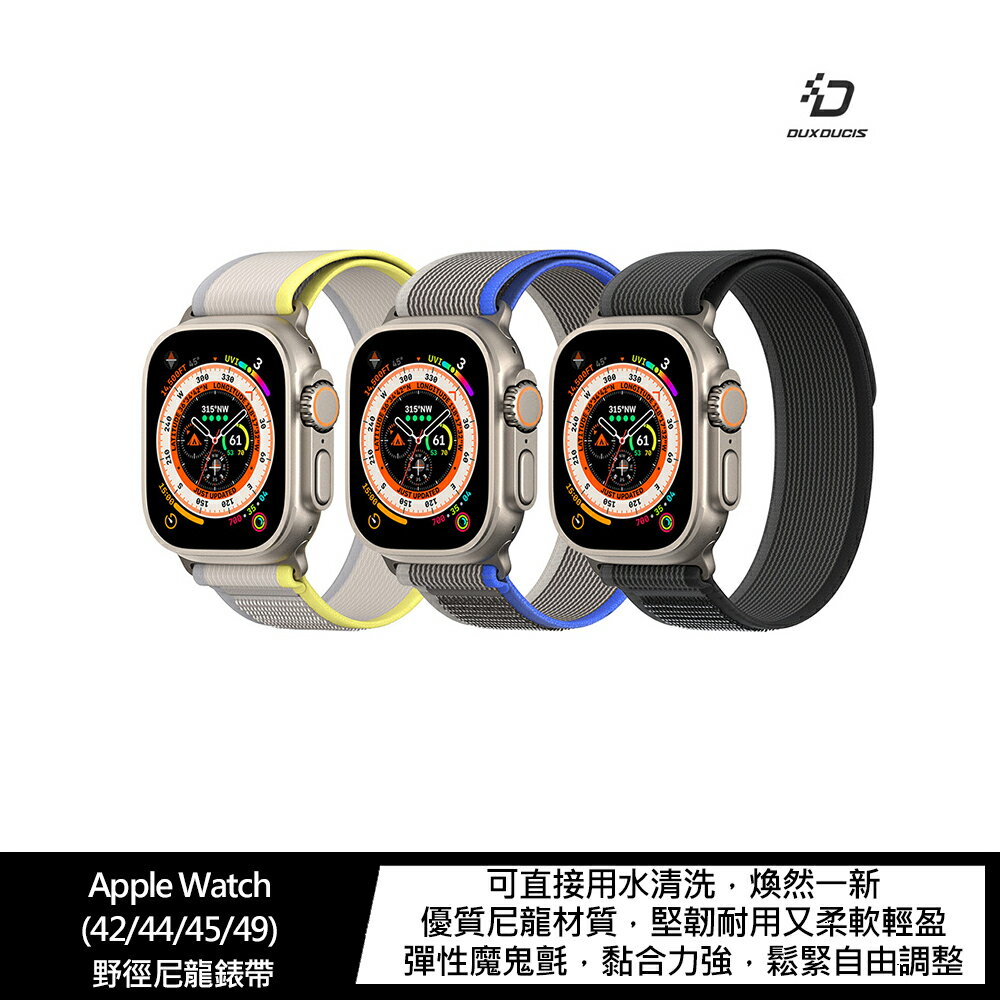強尼拍賣~DUX DUCIS Apple Watch 野徑尼龍錶帶