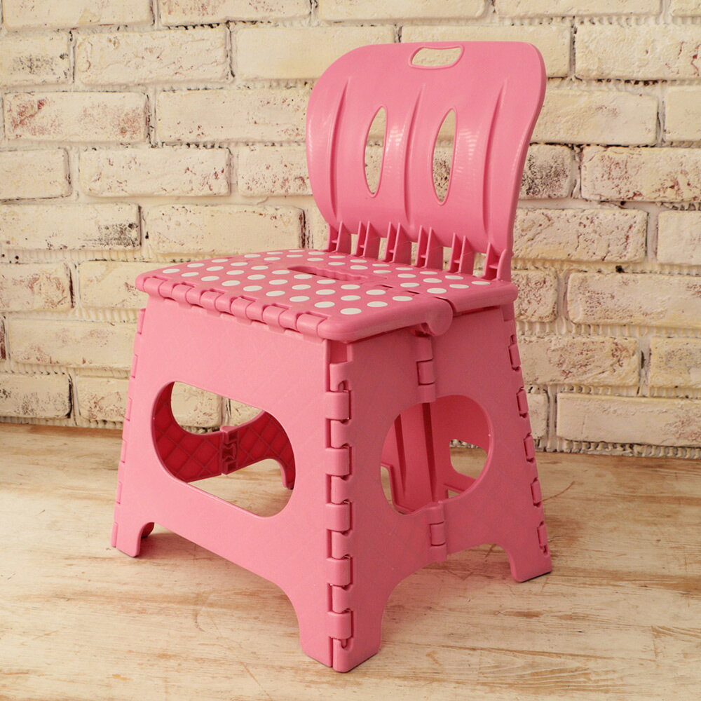 樂生活 麗緻專利折疊椅露營椅(粉紅)(MV0027P)