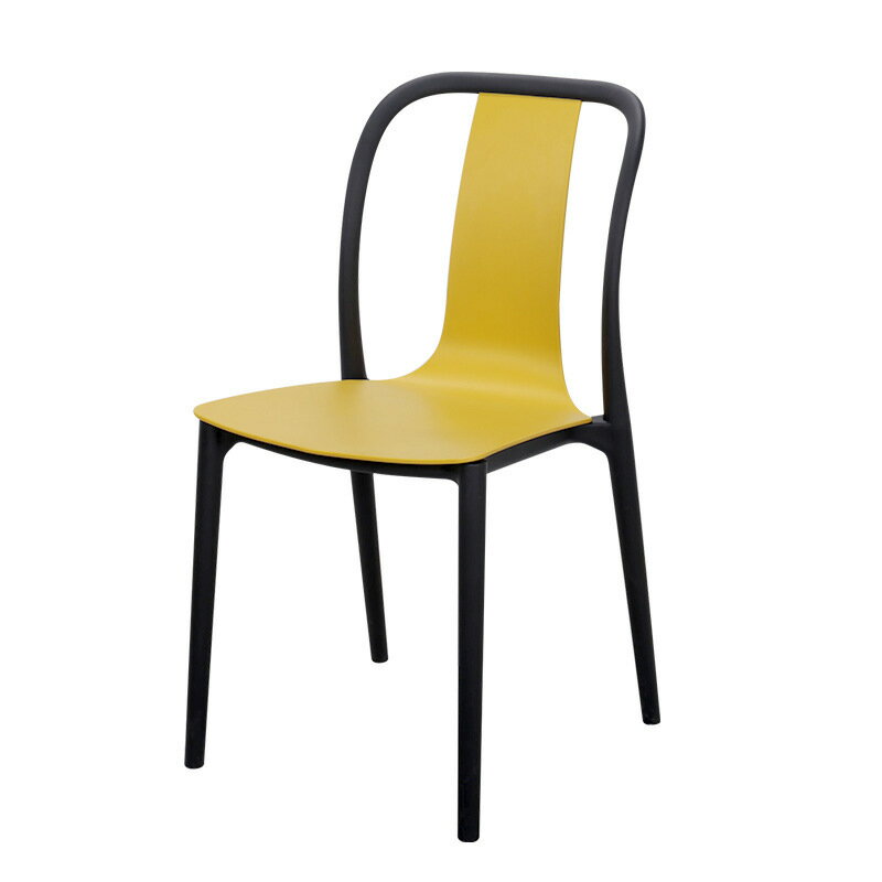 塑料椅子靠背家用創意北歐餐椅現代簡約時尚咖啡店休閒椅