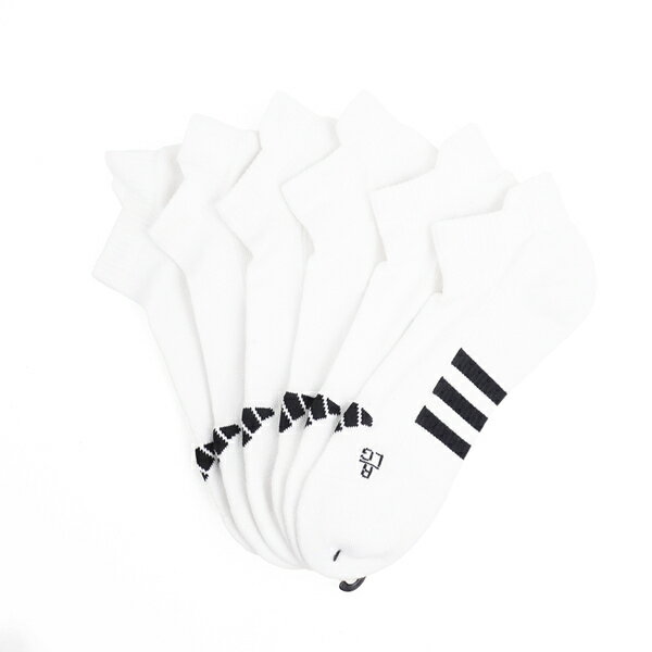Adidas PRF Cush Low 3P [HT3449] 短筒襪 運動 訓練 休閒 短襪 3入 實穿 舒適 白黑