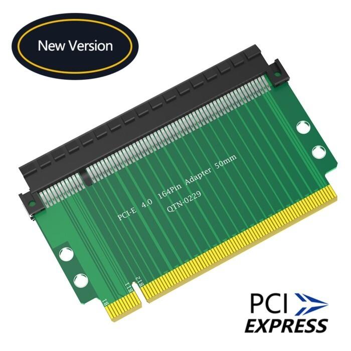 【全球優品匯】新款PCI-E 16X 4.0 180度增高卡，PCI-E 16X 4.0 180度測試保護卡