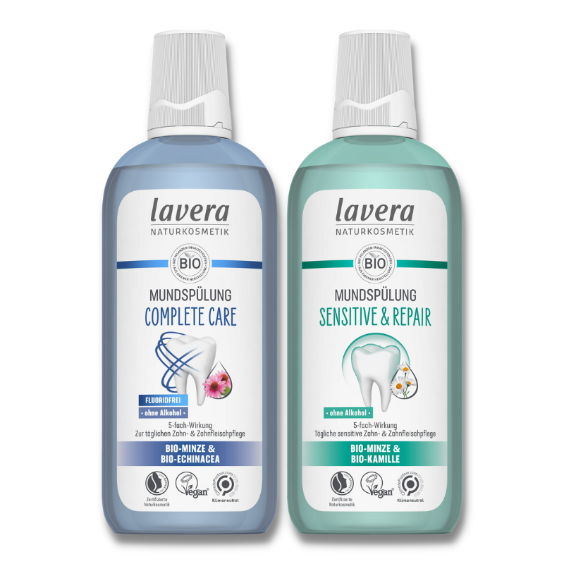 德國 Lavera 萊唯德 漱口水 400ml 紫錐菊 洋甘菊 薄荷 溫和 口腔 清潔 清新 潔淨 牙齒 附發票【心心哈德】現貨 全館499超取免運｜全場下殺★滿額再享折扣