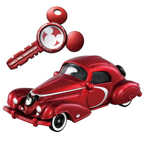 【震撼精品百貨】Micky Mouse 米奇/米妮 迪士尼小汽車 50週年紀念車 附鑰匙 紅*16537 震撼日式精品百貨