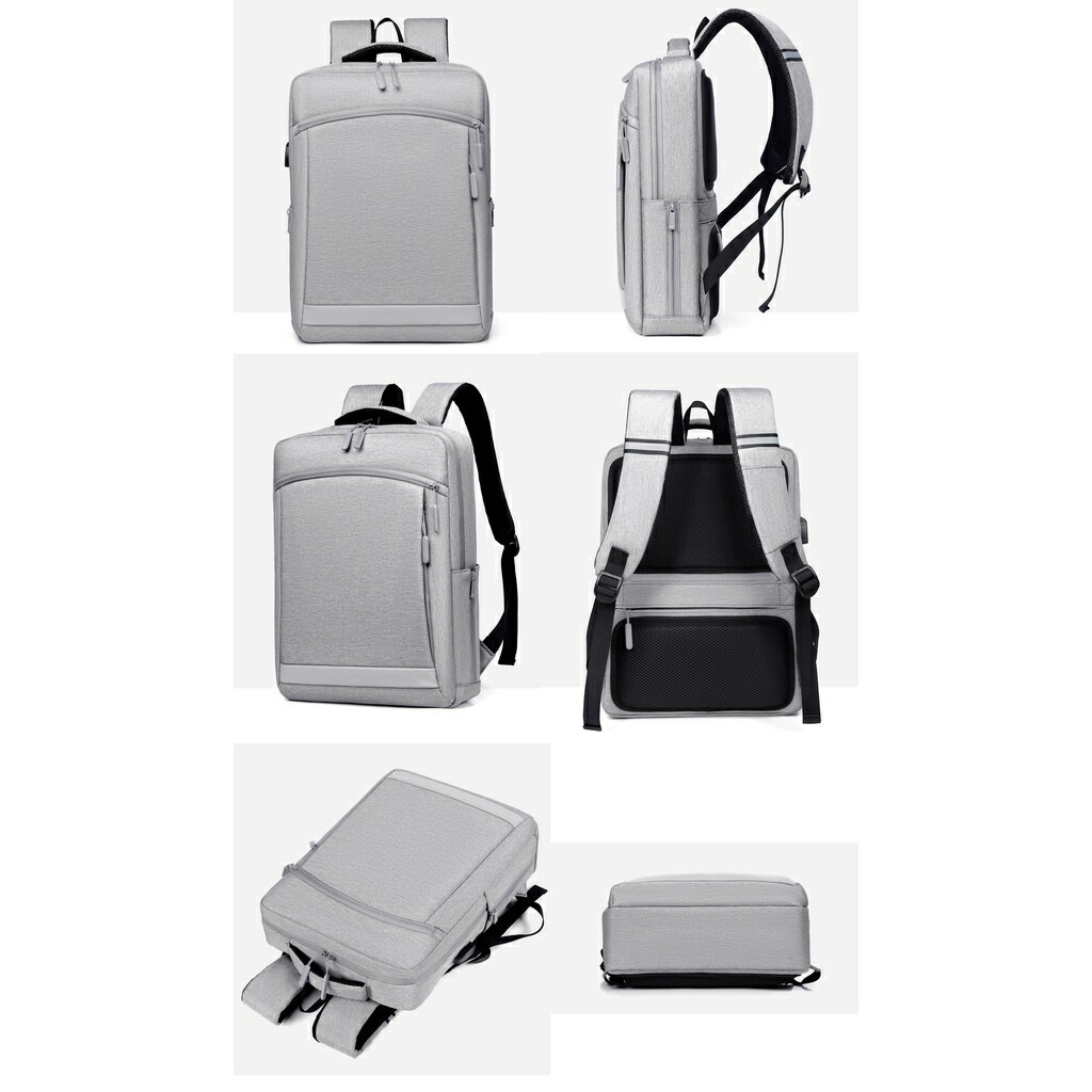 ISONA 16吋雙肩背帶電腦包 筆電包 後背包 雙肩包 書包 電腦後背包 macbook筆電平板輕薄優質防水牛津布材質 1