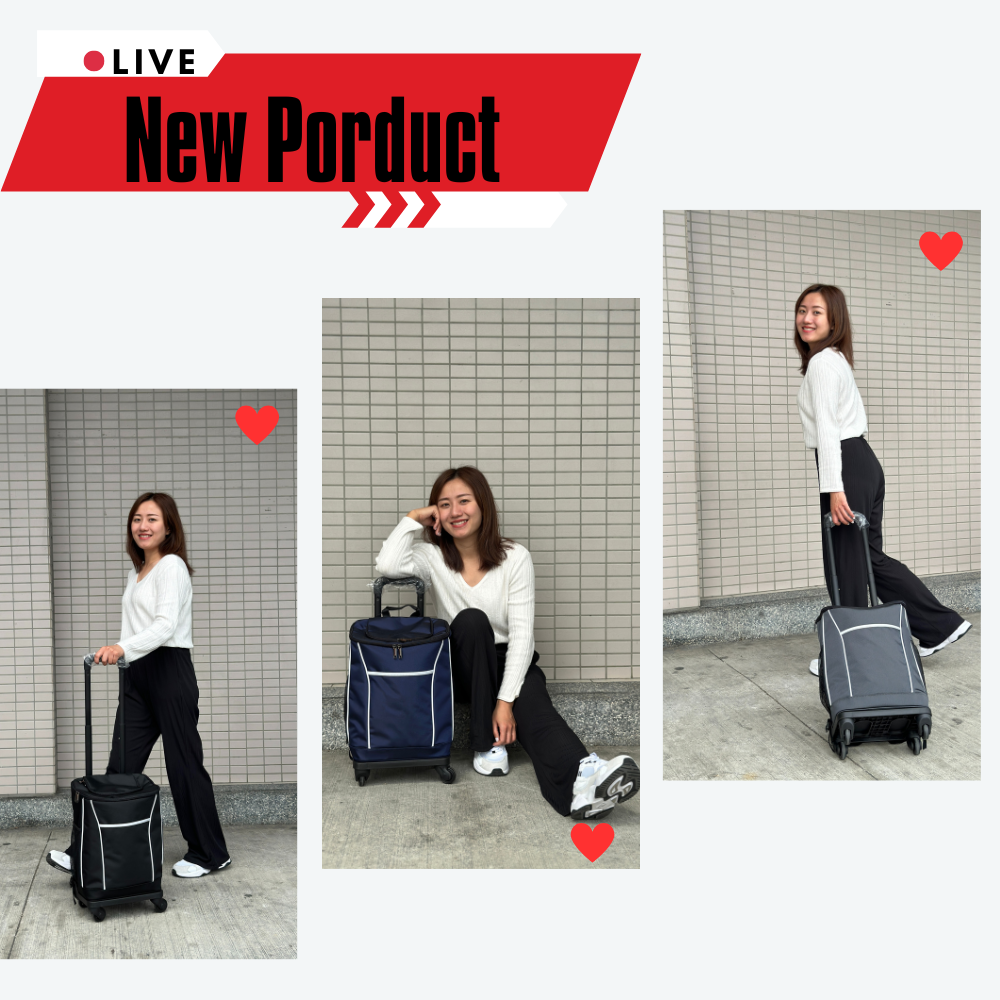Departure 旅行趣 可拆卸時尚購物車 好美莉 購物車 推車 手提購物車 四輪推車 摺疊推車 TC1021(3色) 1