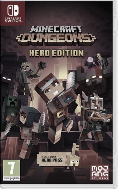 任天堂遊戲switch我的世界 地下城 英雄 minecraft