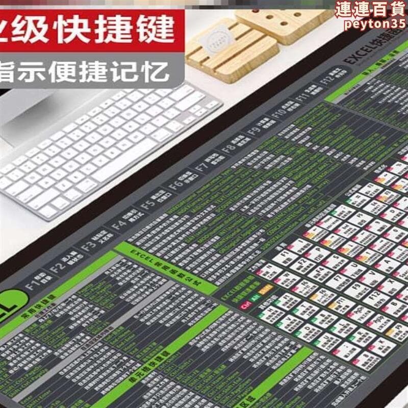 快速出貨 【公司貨】電腦鍵盤功能圖滑鼠墊cad快捷鍵命令大全超大號辦公室用高級感ps