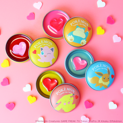 日本原裝進口 寶可夢 Pokémon 糖果保濕粉唇膏 皮卡丘/伊布/胖丁/卡比獸 10g 【雙12年終禮物季】12/09驚喜開賣