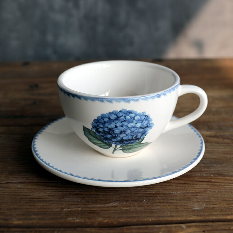 設計師款ins風復古少女心咖啡杯碟下午茶陶瓷杯水杯蛋糕碟子小資
