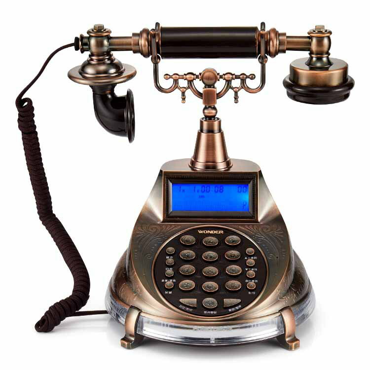 大而信 WT04歐式復古時尚來電顯示座機家庭別墅美式古董電話機